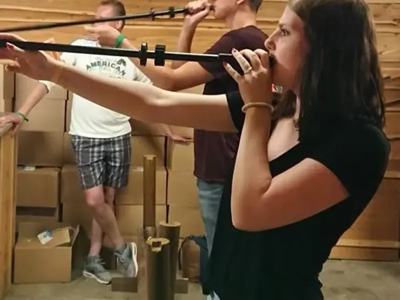 Sparo con la cerbottana