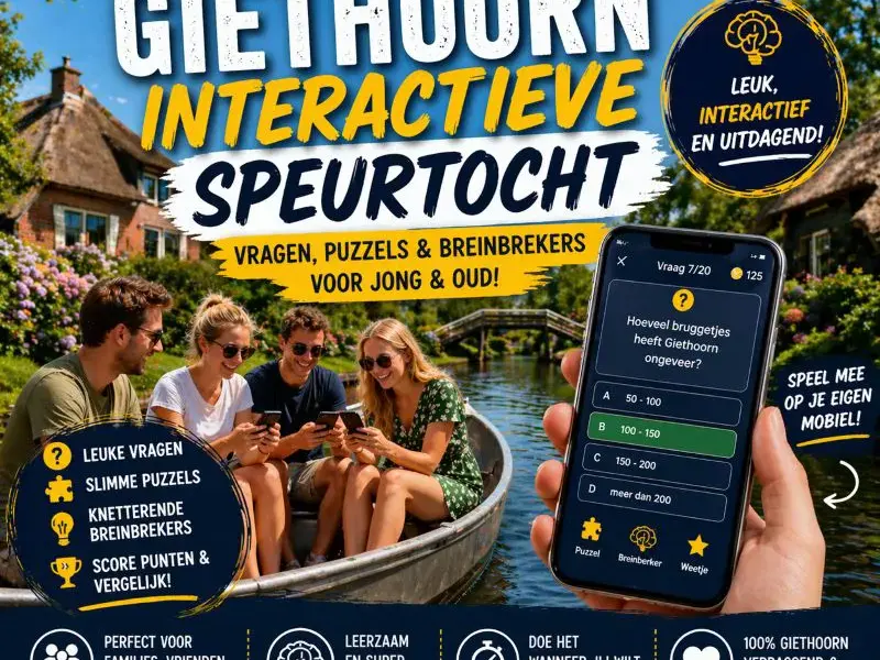 Giethoorn Chasse au Trésor Interactive